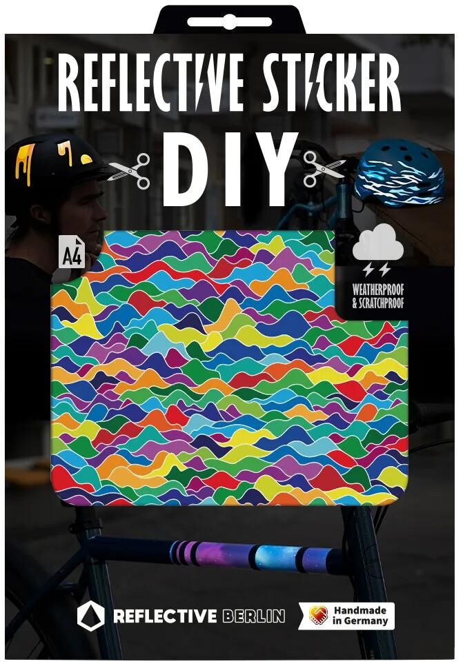 Odblaskowa naklejka berlin reflex diy naklejka odblaskowa ref.berlin diy flow pop