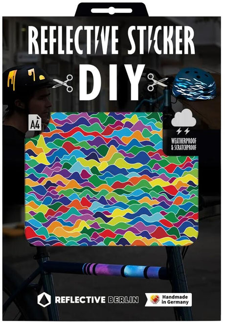 Odblaskowa naklejka berlin reflex diy naklejka odblaskowa ref.berlin diy flow pop