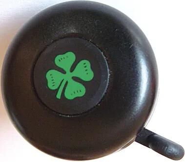Dzwonek rowerowy Reich Kleeblatt dzwonek Shamrock, mosiądz czarny