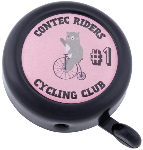 Dziecięcy dzwonek rowerowy Contec kid-a-ring ct dzwonek kid-a-ring cyrkowy miś, czarno-niebieski