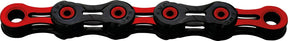 KMC DLC 10 116 Schakels - Red -Black - Łańcuch rowerowy