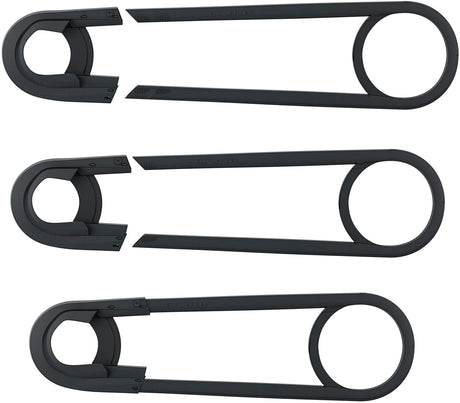 Hebie chainglider 38 tands - Lang 486-535mm - Nexus 5 E -Bike - Czarny