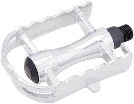 Mosiężny pedał pedałowy z łożyskiem aluminiowym, srebrny 62 x 96 mm