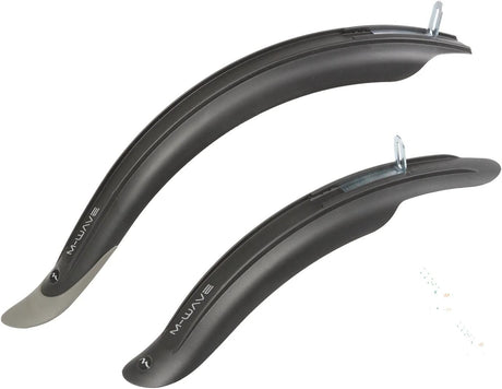 Zestaw błotników M-wave mud max kids f+r zatrzaskowy błotnik mud max kids f+r plastik.