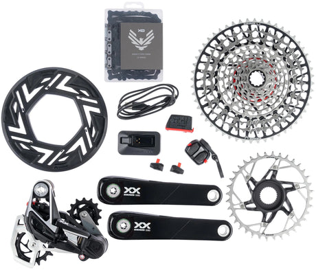 Zestaw grupy przerzutek Sram xx eagle axs skrzynia biegów zestaw do roweru elektrycznego xx eagle axs tr. rower elektryczny 165mm 36t