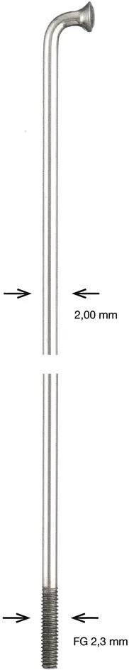 Szprycha Alpina szprycha stalowa 2x192 mm