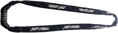 Zamek szyfrowy Security Plus zks 120 grzebień.Zamek łańcuchowy sec.plus zks 120 czarny