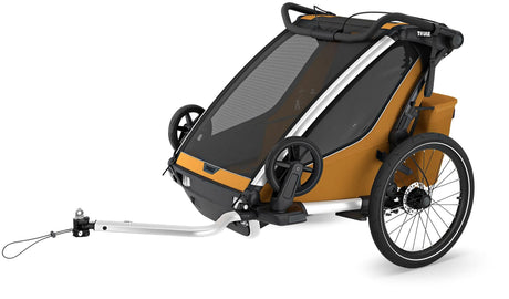 Przyczepka dziecięca Thule Chariot Sport 2, podwójna przyczepka rowerowa Chariot Sport 2, Double Go