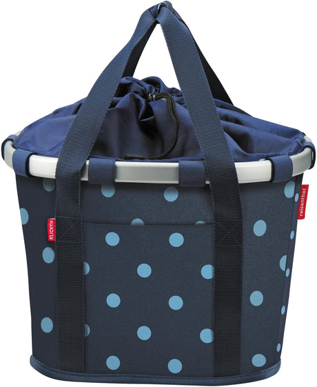 Kosz rowerowy Reisenthel shop.bag r k koszyk rowerowy mieszane kropki niebieski