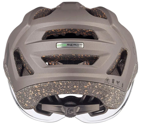 Kask Bollé Eco React z wizjerem Kask Eco React z wizjerem w rozmiarze ciemny brąz