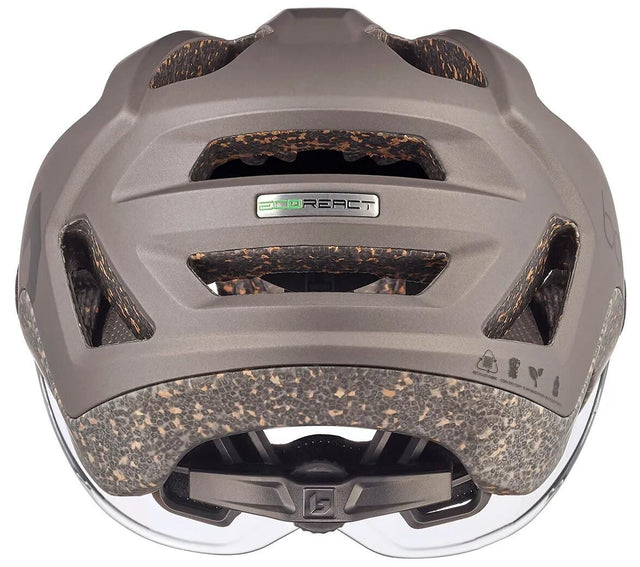 Kask Bollé Eco React z wizjerem Kask Eco React z wizjerem w rozmiarze L, ciemny brąz