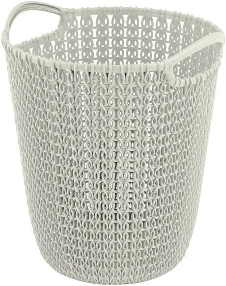 Kosz papierowy Curver dzianinowy - 7l - vintage biały