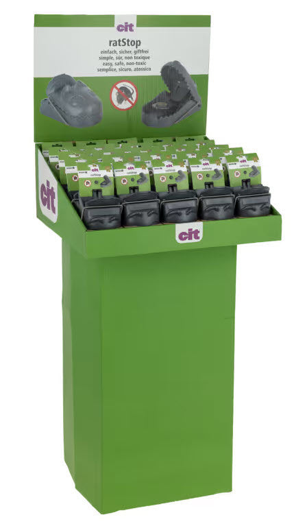 Produkty ekspozycyjne pułapka na szczury plastikowa cit stop rat 25 sztuk