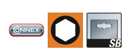 Zestaw kluczy imbusowych Connex, 6 sztuk
