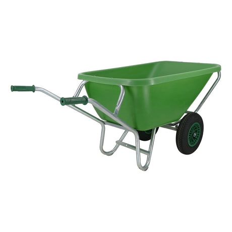 Produkty Fort Taczka fs 200l, podstawa ocynkowana na zielono, 2 koła pneumatyczne