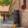 Produkty Roto beczka na deszczówkę slim o wyglądzie drewna brązowa plus kran 150l