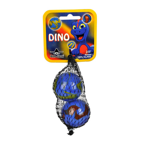 Adic marmurowe guzki 2 sztuki dinozaurów w rozmiarze 42 mm