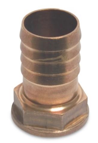 Króciec do węża mosiężny, gwint żeński 1 4 x 10 mm