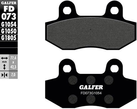 Klocki hamulcowe Galfer fd073 Klocki hamulcowe fd 073 g1054 organiczne