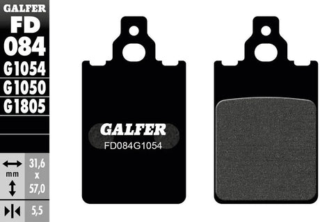 Klocki hamulcowe Galfer fd084 Klocki hamulcowe fd084 g1054 organiczne