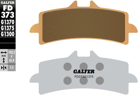 Klocki hamulcowe Galfer fd373 spiekany klocek hamulcowy fd373 g1375