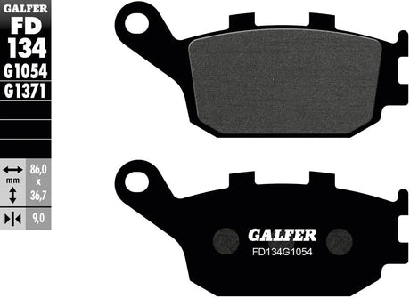 Klocki hamulcowe Galfer fd134 Klocki hamulcowe fd134 g1054 organiczne