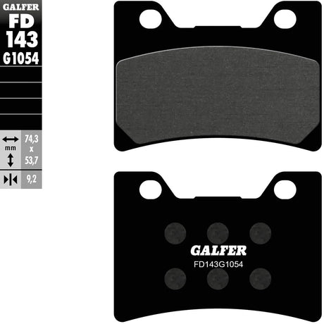 Klocki hamulcowe Galfer fd143 klocki hamulcowe fd143 g1054 organiczne