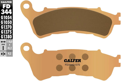 Klocki hamulcowe Galfer fd344 klocki hamulcowe fd344 g1370 sint.metal street