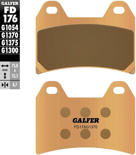Klocki hamulcowe Galfer fd176 spiekany klocek hamulcowy fd176 g1370