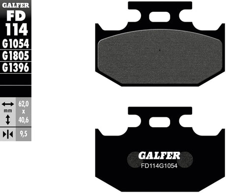 Klocki hamulcowe Galfer fd114 Klocki hamulcowe fd114 g1054 organiczne