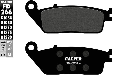 Klocki hamulcowe Galfer fd266 klocki hamulcowe fd266 g1054 organiczne uliczne