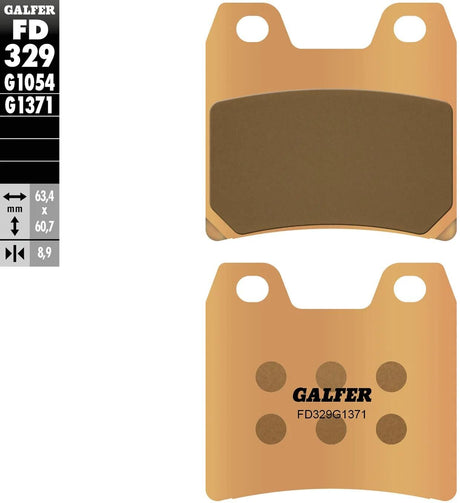 Klocki hamulcowe Galfer fd329 Klocki hamulcowe fd329 g1371 sint.metal street