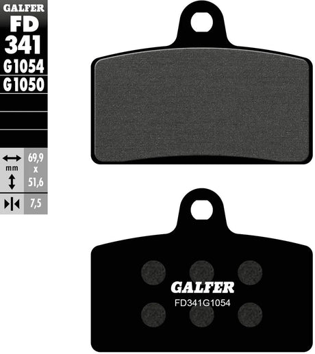 Klocki hamulcowe Galfer FD341 Klocki hamulcowe FD341 G1054 w standardzie organicznym
