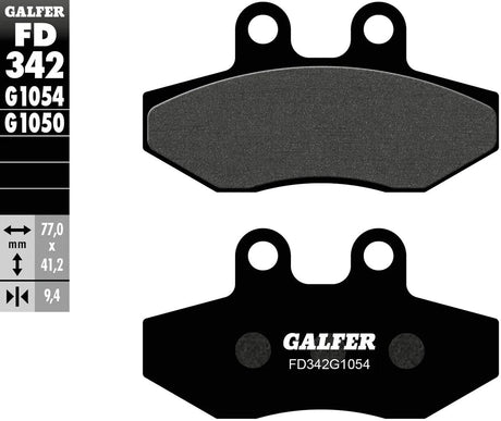 Klocki hamulcowe Galfer FD342 Klocki hamulcowe FD342 G1054 w standardzie organicznym