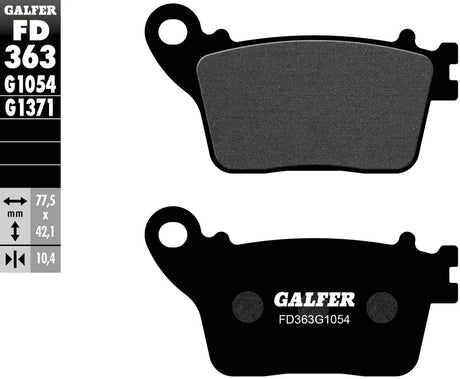 Klocki hamulcowe Galfer FD363 Klocki hamulcowe FD363 G1054 w standardzie organicznym