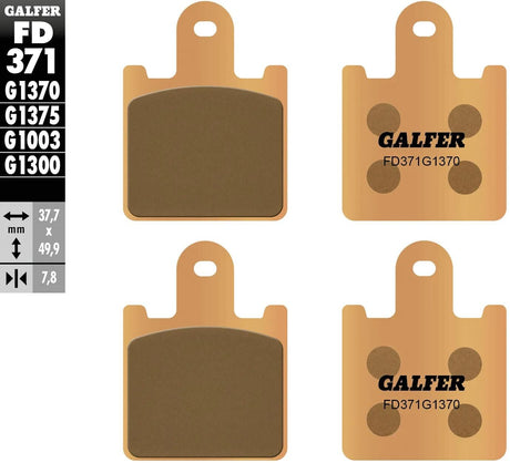 Klocki hamulcowe Galfer fd371 spiekany klocek hamulcowy fd371 g1370