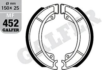Segmenty hamulcowe Galfer mf452 szczęki hamulcowe mf452 g2165 organiczne