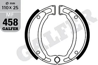 Segmenty hamulcowe Galfer mf458 szczęki hamulcowe mf458 g2165 organiczne