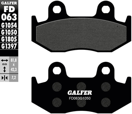 Klocki hamulcowe Galfer fd063 Klocki hamulcowe fd063 g1050 organiczne