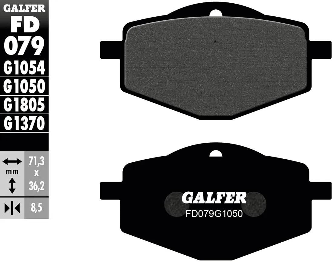 Klocki hamulcowe Galfer fd079 Klocki hamulcowe fd079 g1050 oragnic