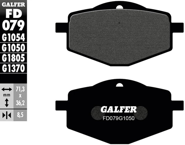 Klocki hamulcowe Galfer fd079 Klocki hamulcowe fd079 g1050 oragnic