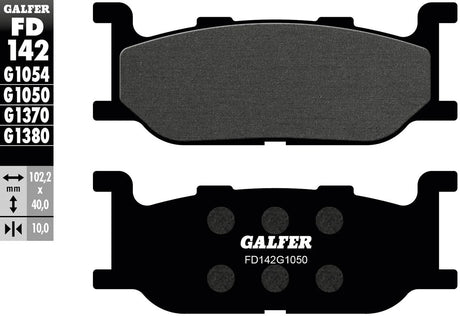 Klocki hamulcowe Galfer fd142 Klocki hamulcowe fd142 g1050 organiczne