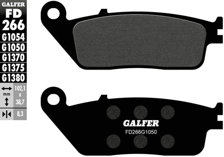 Klocki hamulcowe Galfer fd266 Klocki hamulcowe fd266 g1050 do skutera organicznego