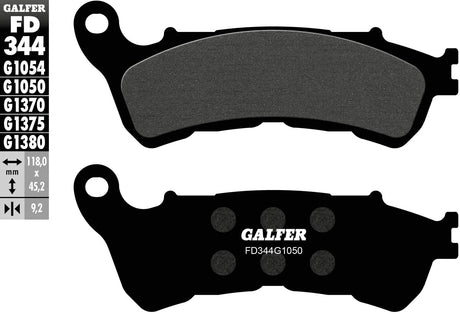 Klocki hamulcowe Galfer fd344 Klocki hamulcowe fd344 g1050 do skutera organicznego
