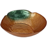 Home styling schaal glas fruitvorm ø15cm 3 assorti