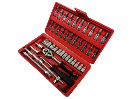 Silver sleutel ingesteld 1 4 46szt.