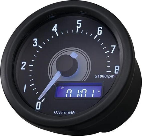 Obrotomierz Daytona velona 60 ciemny prędkościomierz velona ciemny, dioda biała 8000 obr./min