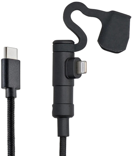 Kabel do ładowania USB Daytona Motorrad Kabel USB typu C do światła o długości 20 cm