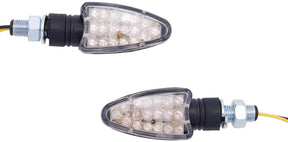 Spec-x Wskaźnik LED ze strzałką Kierunkowskaz LED, czarny, krótki rękaw, para