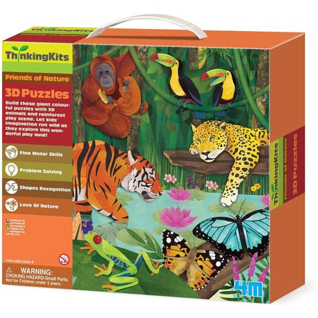 Zestawy do myślenia o zaporze, puzzle podłogowe 3D las deszczowy